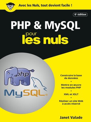cover image of PHP et MySQL pour les Nuls, poche 6 éd.